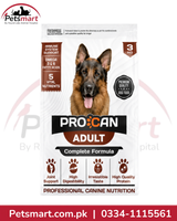 Procan Adult Complete Formula dry dog food 3kg bag