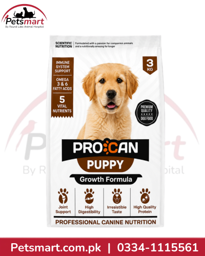 Procan Puppy Growth Formula dry dog food 3kg bag