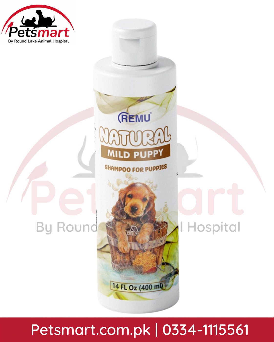 Remu Natural Mild Puppy Shampoo 400ml for puppies and sensitive skin