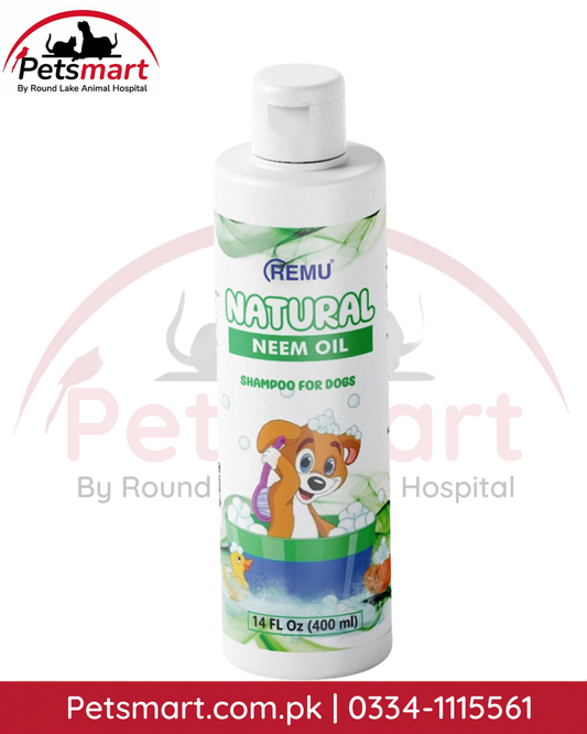 Remu Natural Neem Oil Shampoo 400ml for dogs