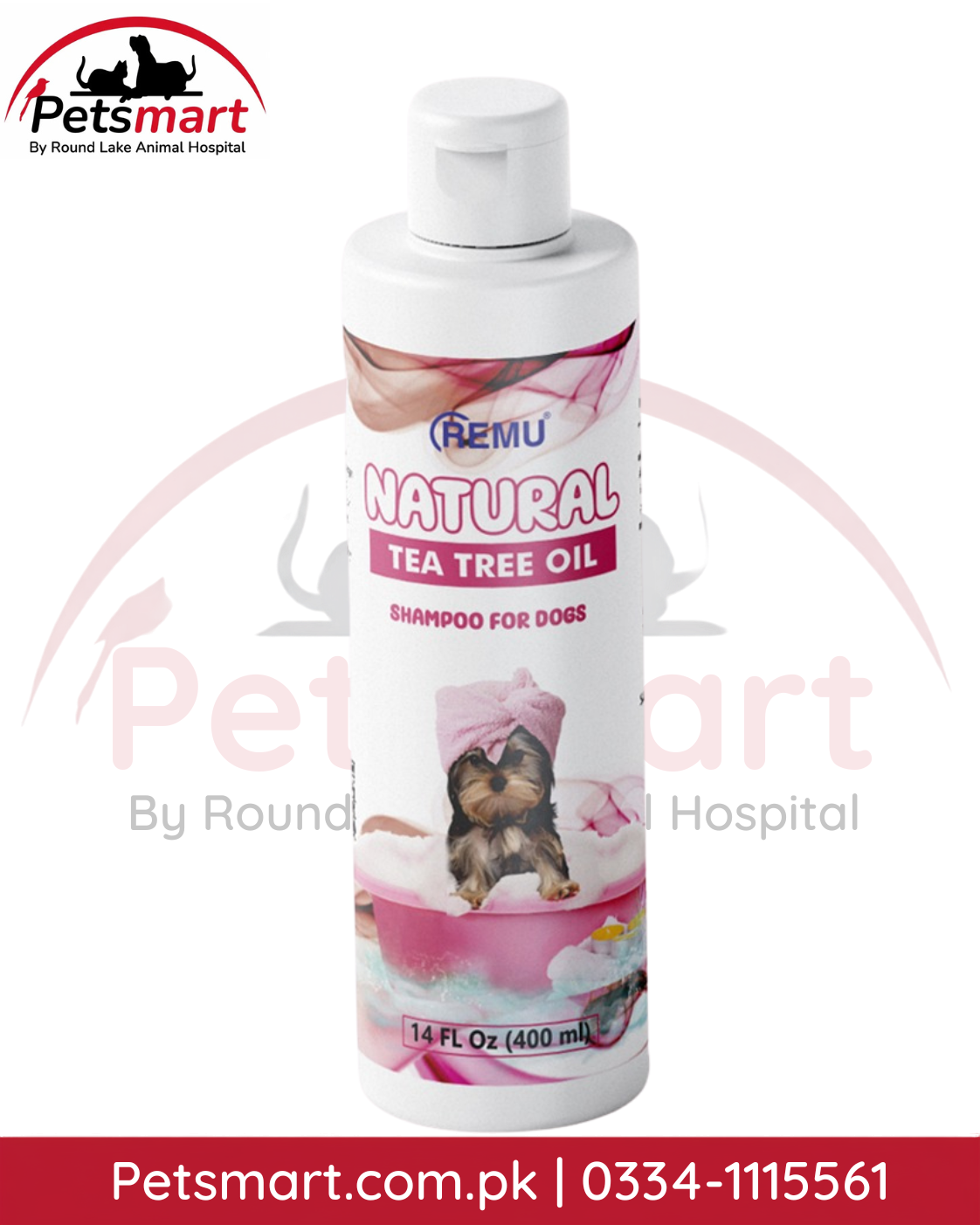 Remu Natural Tea Tree Oil Shampoo 400ml for dogs