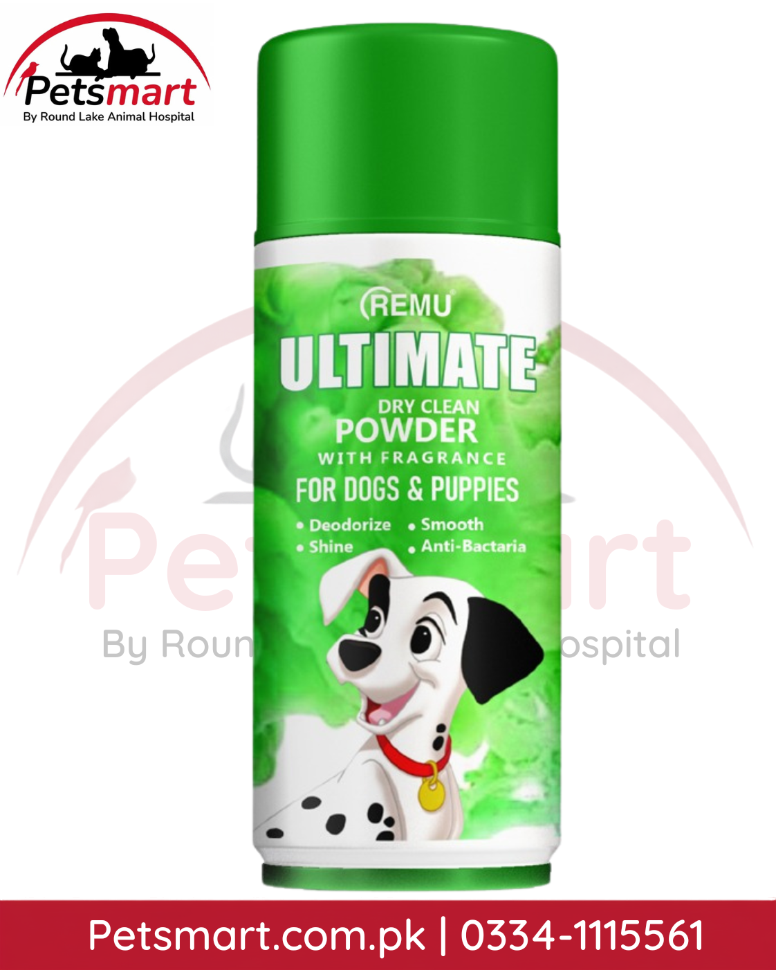 Remu Ultimate Dry Clean Powder with Fragrance for dogs and puppies