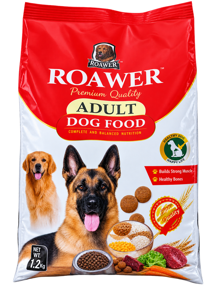 Roawer Premium Adult Dog Food 3kg for large breed dogs
