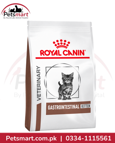 Royal Canin Gastrointestinal Kitten Veterinary Dry Cat Food 400g for digestive support and healthy growth