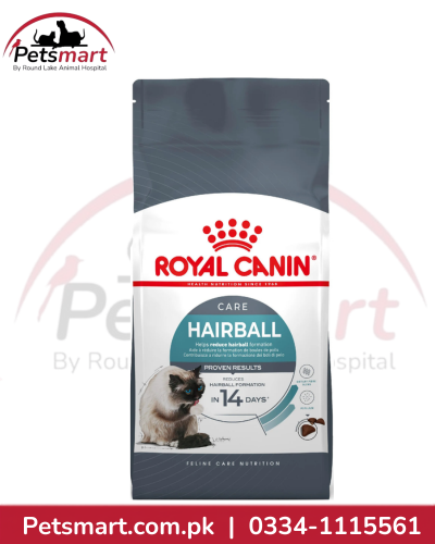 Royal Canin Hairball Care Adult Cat Food 2kg with dietary fibre and psyllium