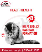 Royal Canin Hairball Care formulated to help reduce hairball formation in adult cats