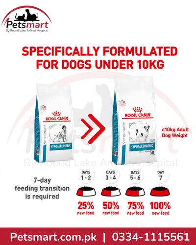 Royal Canin Hypoallergenic Small Dog veterinary dietary support for food sensitivities