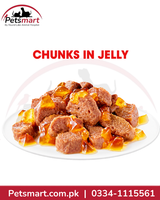 Royal Canin Instinctive adult cat food chunks in jelly texture