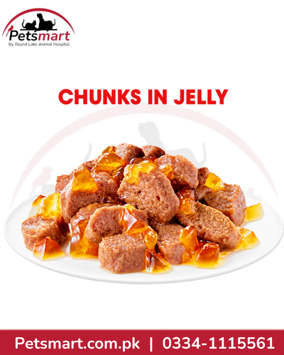 Royal Canin Instinctive adult cat food chunks in jelly texture