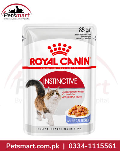 Royal Canin Instinctive Jelly 85g wet food pouch for adult cats