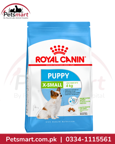 Royal Canin X-Small Puppy Dry Dog Food 1.5kg for very small breed puppies up to 4kg adult weight