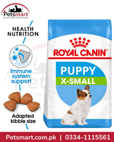 Royal Canin X-Small Puppy nutrition for healthy digestion and intestinal transit