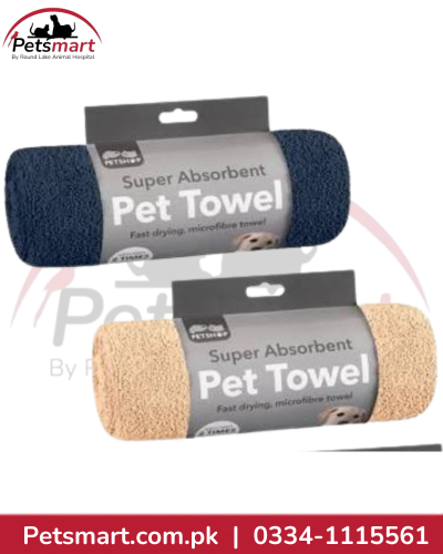 Super absorbent dog drying towel for bathing and grooming