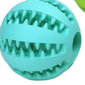 teather toy ball dog face
