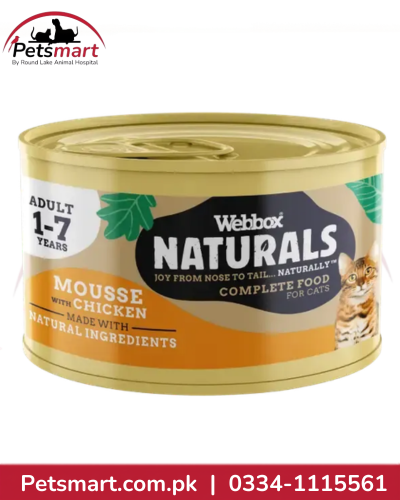 Webbox Naturals Adult Chicken Mousse Wet Cat Food 85g