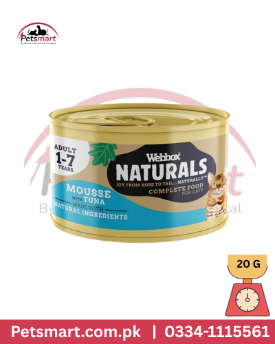Webbox Naturals Adult Tuna Mousse Wet Cat Food 85g