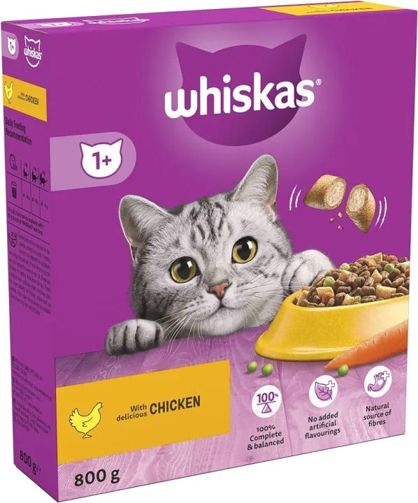 whiskas box 1+ 800gm