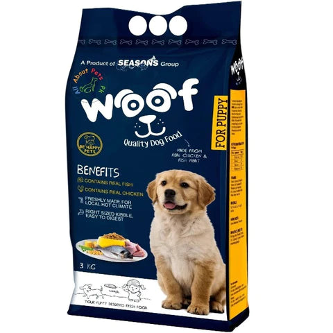 WOOF PUPPY FOOD Dog Food 3KG