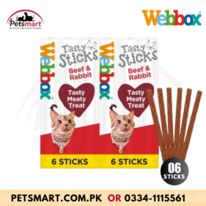 Webbox Tasty Sticks Beef & Rabbit Cat Treats