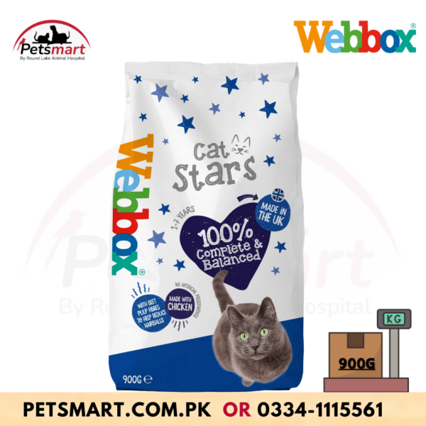 Webbox Cat Stars Chicken Dry Cat Food