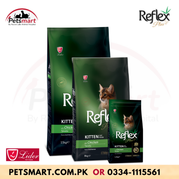 Reflex Plus Kitten Food with Chicken 1.5kg - Image 2