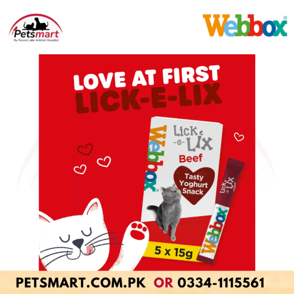 Webbox Lick-e-Lix with Beef Cat Treats - Image 4