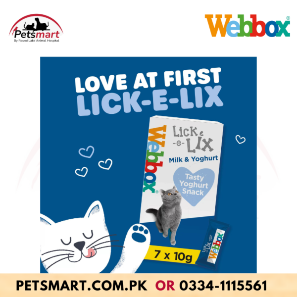 Webbox Lick-e-Lix with Milk & Yoghurt Cat Treats - Image 4