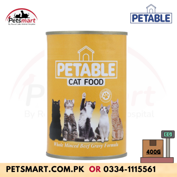 Petable Cat Wet Food Beef 400g