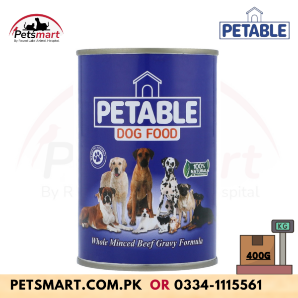 Petable Dog Food Beef 400g