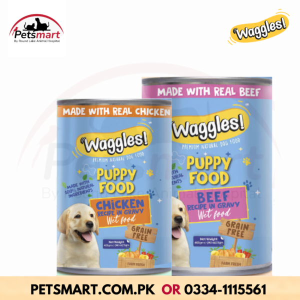 Waggles Puppy Wet Food
