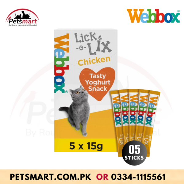 Webbox Lick-e-Lix Chicken Cat Treats