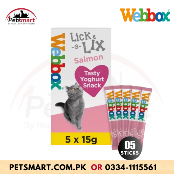 Webbox Lick-e-Lix Salmon Cat Treats