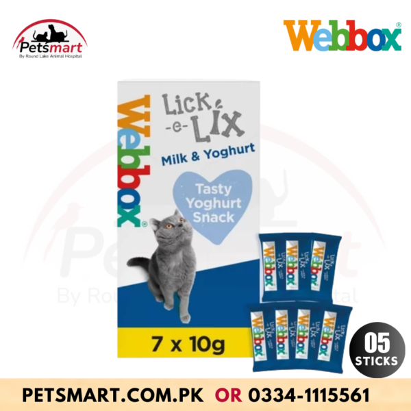 Webbox Lick-e-Lix with Milk & Yoghurt Cat Treats